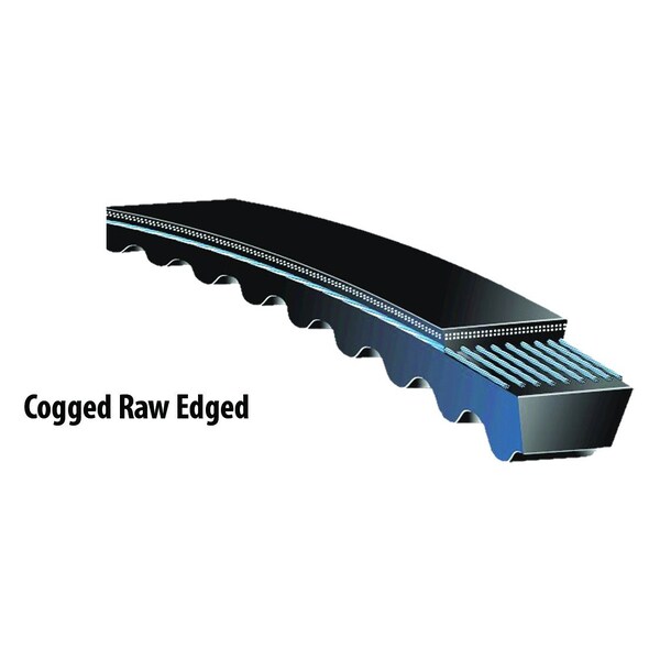 Replacement Belt, Premium Auger Drive Belt, Ariens Gravely 72098, 3/8 In X 33-1/8 In